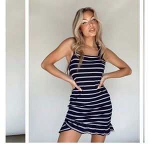 Rosetta ruffled mini dress